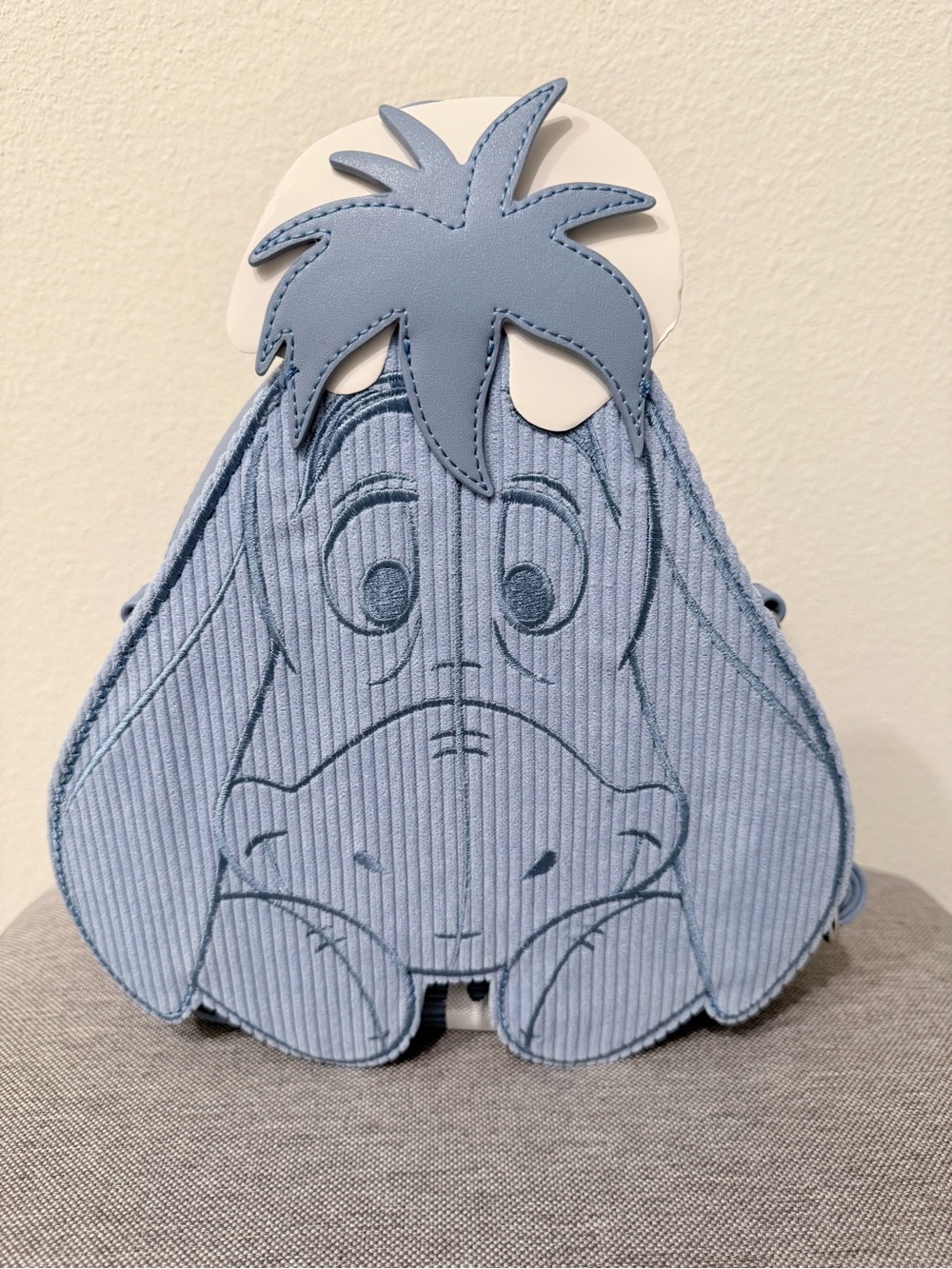 NEW! Loungefly Disney Winnie the Pooh Eeyore Corduroy Figural Mini Backpack